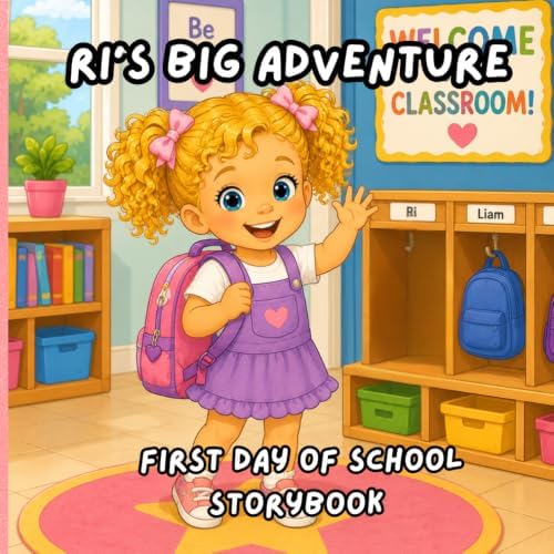Ri’s Big Adventure: First Day of School: A Heartwarming Preschool Adventure About Friendship, Learning, and New Beginnings by Brandy B