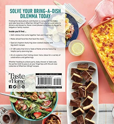 Taste of Home What Can I Bring?: 360+ Dishes for Parties, Picnics & Potlucks (Taste of Home Entertaining & Potluck) by Taste of Home