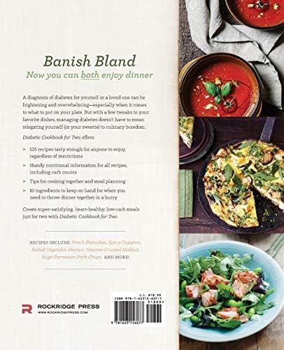 Diabetic Cookbook for Two: 125 Perfectly Portioned, Heart-Healthy, Low-Carb Recipes by Jennifer Koslo RND