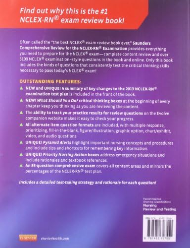 Saunders Comprehensive Review for the NCLEX-RN Examination by Linda Anne Silvestri PhD RN ANEF FAAN