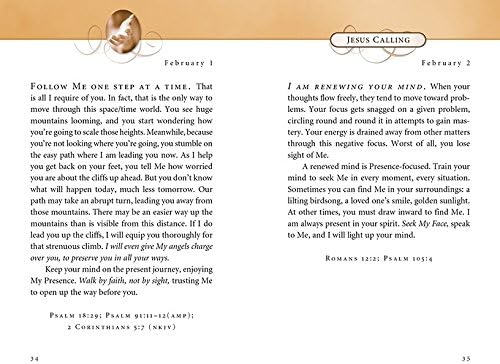 Jesus Calling, Padded Hardcover, with Scripture References: Enjoying Peace in His Presence (A 365-Day Devotional) by Sarah Young
