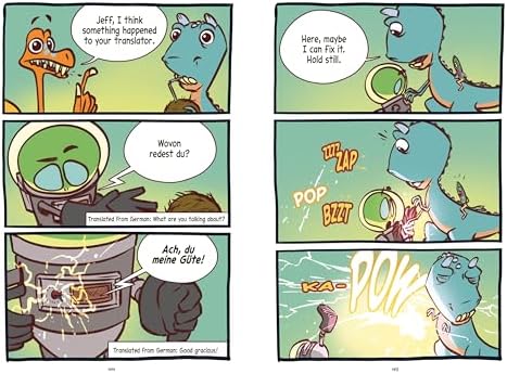 Jurassic Jeff: Race to Warp Speed (Jurassic Jeff Book 2): (A Graphic Novel) by Royden Lepp
