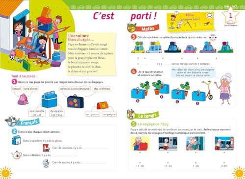 Passeport - Du CP au CE1 6/7 ans - Cahier de vacances 2026 by Philippe Bourgouint