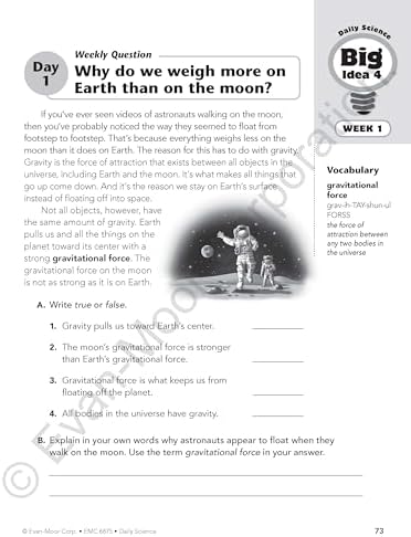 Evan-Moor Daily Science, Grade 5 Student Book by Evan-Moor Educational Publishers