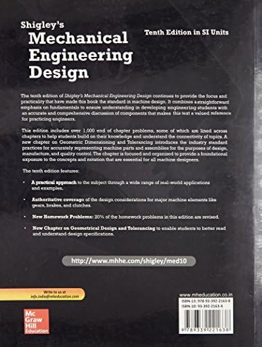 Shigley's Mechanical Engineering Design by Richard G Budynas; J Keith Nisbett