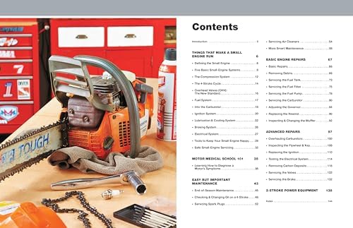 Small Engines and Outdoor Power Equipment, Updated 2nd Edition: A Care & Repair Guide for: Lawn Mowers, Snowblowers & Small Gas-Powered Imple by Editors of Cool Springs Press