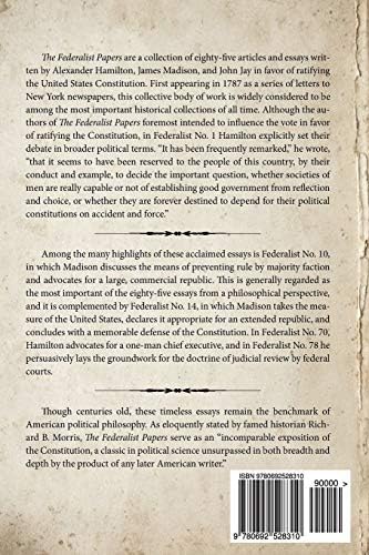 The Federalist Papers: A Collection of Essays Written in Favour of the New Constitution by Alexander Hamilton