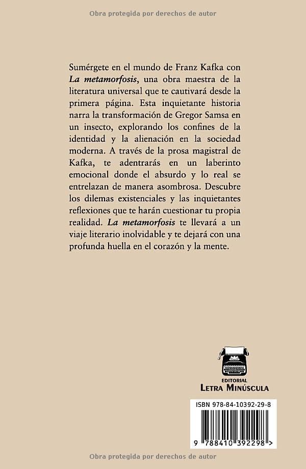 LA METAMORFOSIS (Spanish Edition) by Franz Kafka