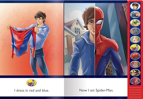 Marvel - I'm Ready to Read with Spider-Man - Interactive Read-Along Sound Book - Great for Early Readers - PI Kids by PI Kids
