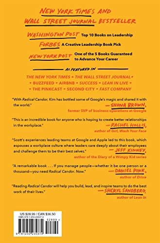 Radical Candor: Fully Revised & Updated Edition: Be a Kick-Ass Boss Without Losing Your Humanity by Kim Scott
