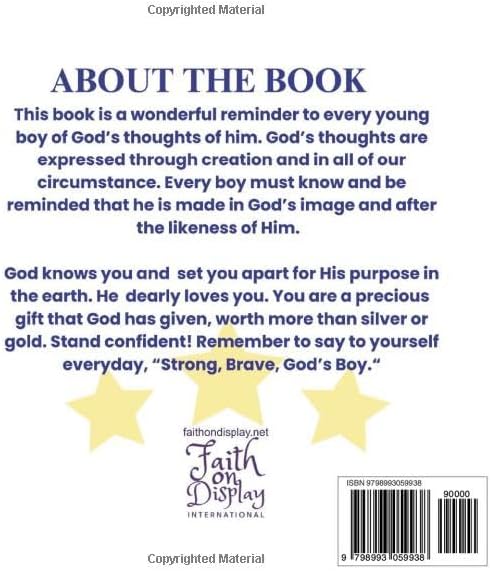 Strong, Brave, God's Boy by Tsia K. Jones