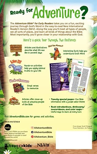 NIrV, Adventure Bible for Early Readers, Paperback, Full Color by Zondervan