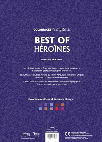 Coloriages mystères Disney - Best of Héroïnes by Alexandre Karam