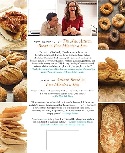 The New Artisan Bread in Five Minutes a Day: The Discovery That Revolutionizes Home Baking by Jeff Hertzberg M.D.
