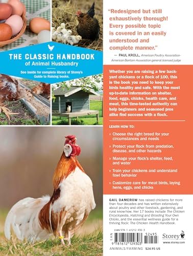 Storey's Guide to Raising Chickens, 4th Edition: Breed Selection, Facilities, Feeding, Health Care, Managing Layers & Meat Birds by Gail Damerow