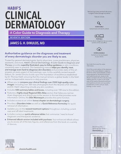 Habif's Clinical Dermatology: A Color Guide to Diagnosis and Therapy by James G. H. Dinulos MD