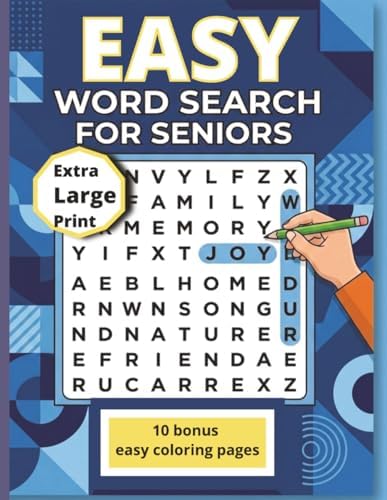 Extra Large Print Easy Word Search for Seniors: Easy-to-Solve Puzzles for Memory Care, Dementia Support, and Cognitive Wellness by L.E. Milestone