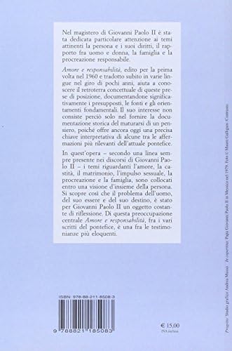 Amore e responsabilità. Morale sessuale e vita interpersonale by Pope John Paul II