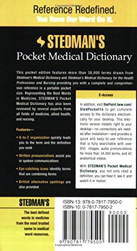 Stedman's Pocket Medical Dictionary by Stedman's