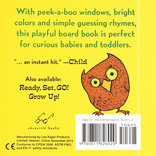 Peek-a Who? (Lift the Flap Books, Interactive Books for Kids, Interactive Read Aloud Books) by Nina Laden
