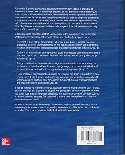 Wastewater Engineering: Treatment and Resource Recovery by Inc. Metcalf & Eddy