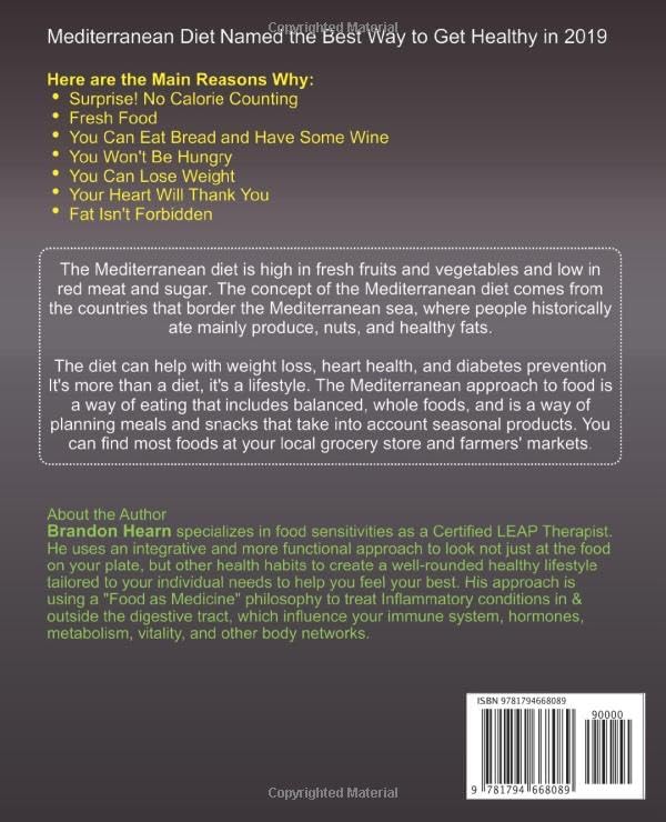 Mediterranean Diet for Beginners: Everything You Need to Get Started. Easy and Healthy Mediterranean Diet Recipes for Weight Loss by Brandon Hearn