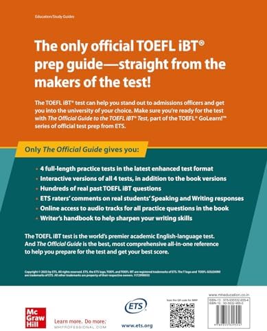 The Official Guide to the TOEFL iBT Test, 7th Ed. by ETS