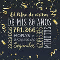 El libro de visitas de mis 80 años: Decoración para celebrar una fiesta de 80 cumpleaños – Regalo para hombre y mujer - 80 años - Libro de firmas para ... y fotos de los invitados (Spanish Edition) by BetterNotes Cumpleaños
