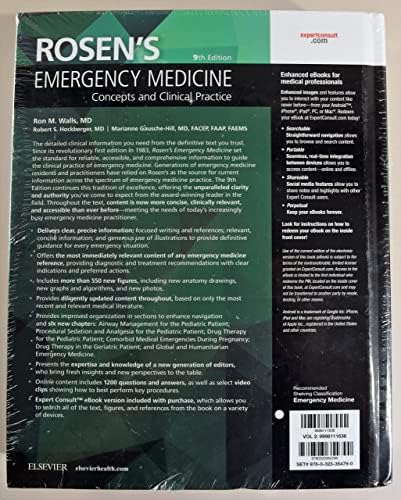 Rosen's Emergency Medicine: Concepts and Clinical Practice: Volume - 1&2, 9e by Ron Walls MD