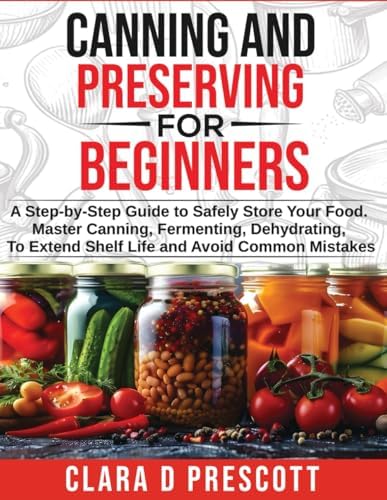 Canning and Preserving For Beginners: A Step-by-Step Guide to Safely Store Your - Master Canning, Fermenting, Dehydrating, To Extend Shelf Life and Avoid Common Mistakes by Clara D Prescott