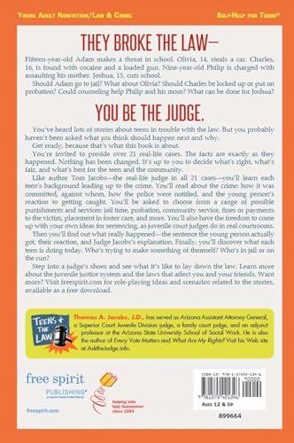They Broke the Law―You Be the Judge: True Cases of Teen Crime (Teens and the Law) by Thomas A. Jacobs