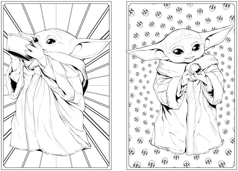 Art of Coloring: Star Wars: The Mandalorian and Grogu: 100 Images to Inspire Creativity by Lucasfilm Books
