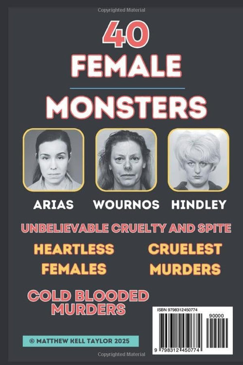 40 DEADLY WOMEN: A Dive Into The Dark World of 40 Murderous Ladies by Matthew Kell Taylor