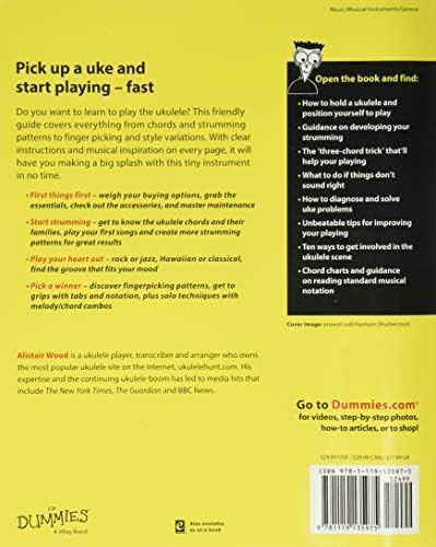 Ukulele For Dummies 2e by Alistair Wood