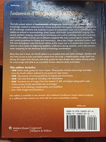 Fundamentals of Diagnostic Radiology by M.D. Brant, William E.
