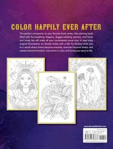 Romantasy: A Coloring Book (Dover Adult Coloring Books) by Ana Bidault