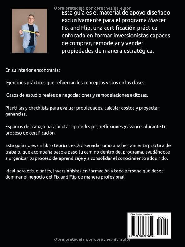 CERTIFICACIÓN MASTER FIX AND FLIP by Sr Jorge A Arcila