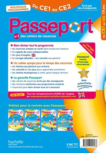 Passeport - Du CE1 au CE2 7/8 ans - Cahier de vacances 2025 by Catherine Bessières