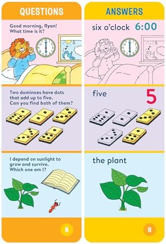 Brain Quest Kindergarten Smart Cards Revised 5th Edition (Brain Quest Smart Cards) by Workman Publishing