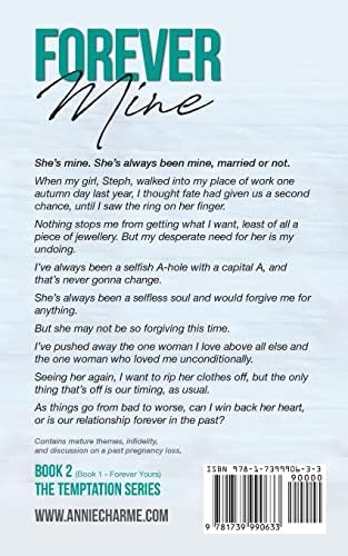 Forever Mine: Forbidden, second chance romance. Part two of The Temptation Series. by Annie Charme