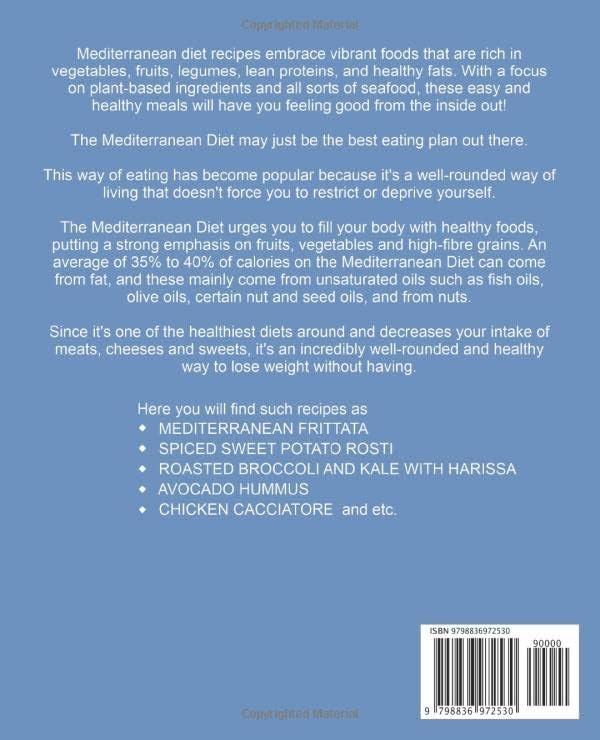 The Mediterranean Diet Cookbook for Two: Easy, Healthy and Delicious Recipes for Two, One or Few by Camila Davis