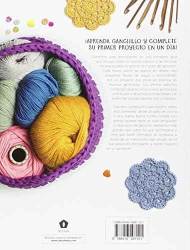 Ganchillo para principiantes: 20 proyectos para aprender a tejer (Spanish Edition) by Sarah Shrimpton