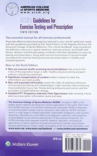 ACSM's Guidelines for Exercise Testing and Prescription (American College of Sports Medicine) by American College of Sports Medicine