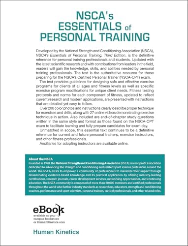 NSCA's Essentials of Personal Training by NSCA -National Strength & Conditioning Association