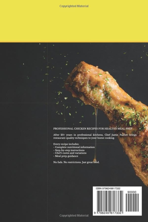 CLEAN CUT: Chicken Recipes: 45 Healthy Meal Prep Dishes by Justin Palmer