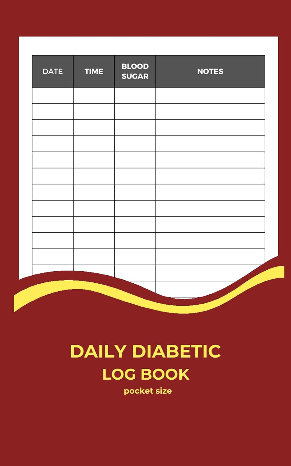 daily diabetic log book poket size: Blood Sugar Log Book | Daily Diabetic Glucose Tracker Journal Book | Blood Sugar, Diabetes, Monitoring Diary by Thomas Bloggs