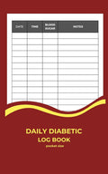 daily diabetic log book poket size: Blood Sugar Log Book | Daily Diabetic Glucose Tracker Journal Book | Blood Sugar, Diabetes, Monitoring Diary by Thomas Bloggs