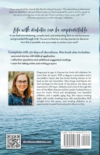 Devotions on Diabetes: A 30-Day Journey to Anchor Your Soul by Kaycee Parker