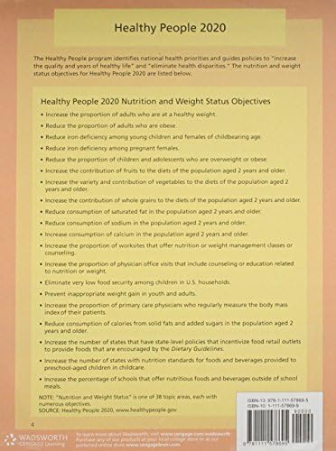 Dietary Guidelines Supplement by Wadsworth