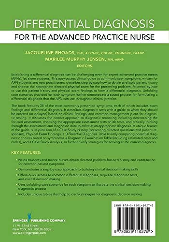 Differential Diagnosis for the Advanced Practice Nurse by Jacqueline Rhoads